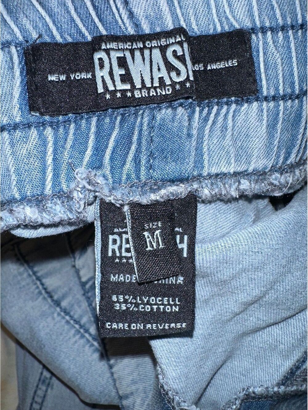 Rewash Light Blue Women's Casual Comfy Y2K Summer Pants M - Picture 2 of 7